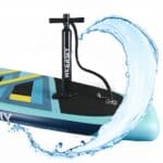 Pompa manuala cu manometru pentru SUP, 15 PSI – dubla actiune, furtun 130 cm Mob360 - imagine 4