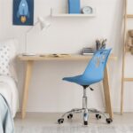 Scaun birou ergonomic, cu sezut din spuma, reglabil pe inaltime, maxim 120 kg, 90x49x48 cm, albastru Mob360 - imagine 3