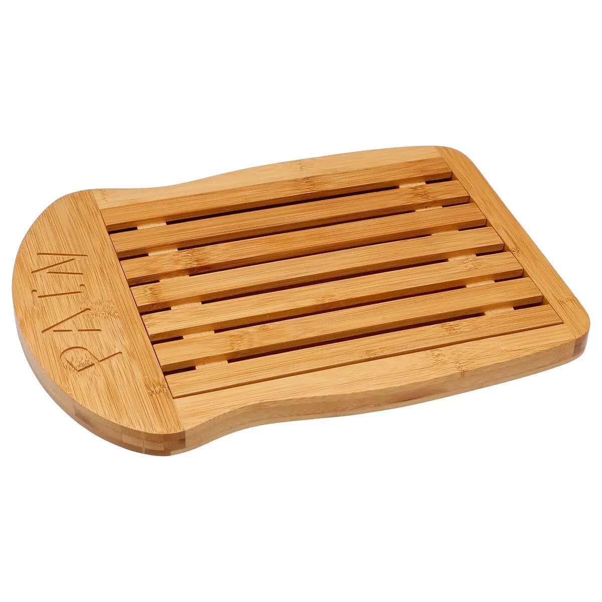 JJ-100178-1 Tocator bambus 5Five dublu pentru paine cu colector firimituri, 34x26x2 cm Mob360 - imagine 1