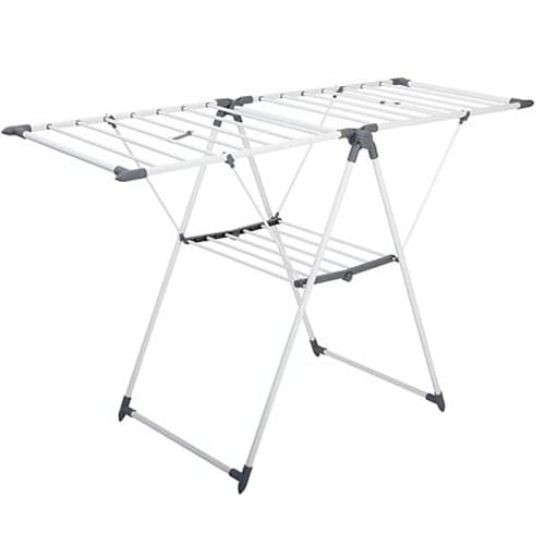 JJ-117349-6 Uscator rufe 5Five Sinai cu lungime de uscare 15 m, otel si polipropilena, 150x61x96 cm, gri Mob360 - imagine 1