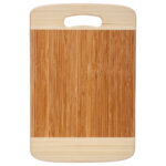 Tocator 5Five din bambus cu maner, pentru taiere sau servire, 30x20 cm, maro natur Mob360 - imagine 3