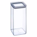 Cutie depozitare patrata 5Five PS, 1.5 litri, 10x10x20 cm, transparent Mob360 - imagine 2