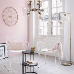 Masuta de cafea Atmosphera Kobu, metal, pe 2 nivele, 36x52 cm, negru Mob360 - imagine 4