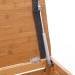 Taburet multifunctional 5Five Sicela, spatiu depozitare, bambus, 35x35x49 cm, bej Mob360 - imagine 6