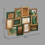 Rama foto Atmosphera Julia colaj 12 poze 10x15 cm, MDF si sticla, 65x51 cm, multicolor Mob360 - imagine 4
