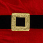 Sac cadouri Mos Craciun 50x70 cm, din poliester, rosu Mob360 - imagine 2