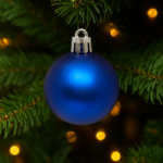 Set decoratiuni pentru brad Quiet Times, 60 piese, alb, albastru, argintiu Mob360 - imagine 3