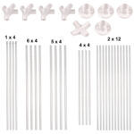 Pavilion gradina 250x250x255 cm, structura metalica cu 4 picioare, acoperis PE 90g/mp, verde Mob360 - imagine 3