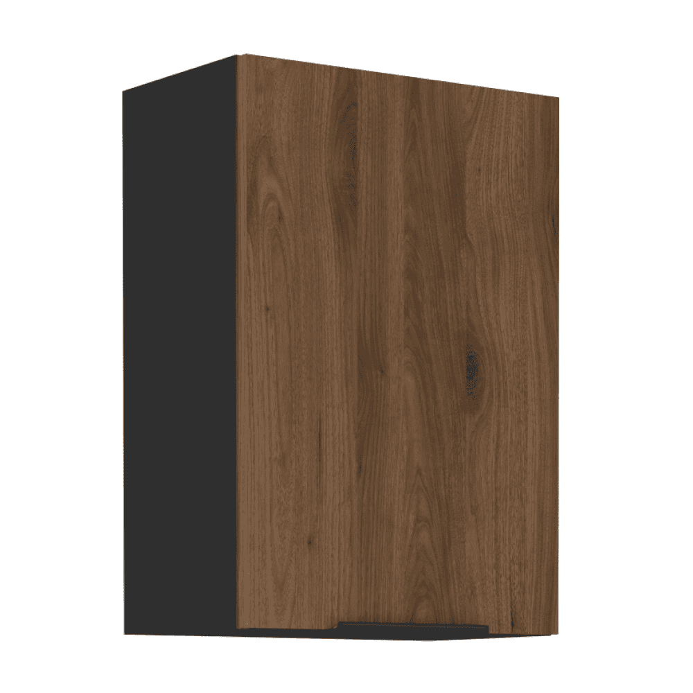 Mamzo-50-G-72-1F Dulap superior, nuc okapi/negru, MENZO 50 G-72 1F - imagine 1