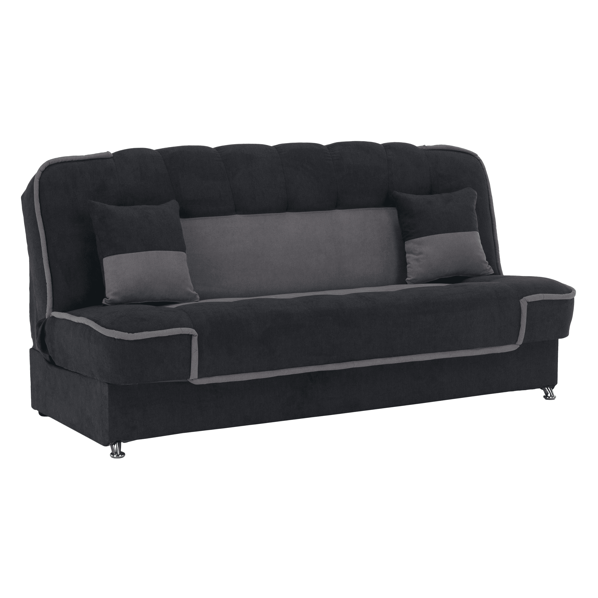 PERSI-POHOVKA-SIVA-01 Canapea extensibilă, gri închis/gri deschis, PERSI - imagine 1