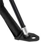 Cort plaja XXL semi-inchis cu protectie UV, podea izolanta, 210x120x112 cm, verde Mob360 - imagine 7