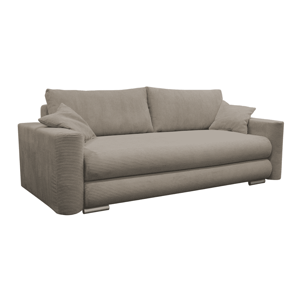 ROSELIN-1 Canapea extensibilă, gri-maro Taupe, ROSELYN - imagine 1