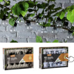 Ghirlanda luminoasa, LED, model Luca, 10 becuri, 380cm, incarcare solara, lumina alb rece Mob360 - imagine 2