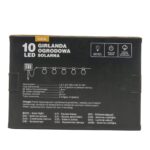 Ghirlanda luminoasa, LED, model Luca, 10 becuri, 380cm, incarcare solara, lumina alb rece Mob360 - imagine 8