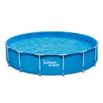 Piscina cadru metalic Summer Waves, 457×91 cm, 13.000 litri, cu toate accesoriile Mob360 - imagine 7