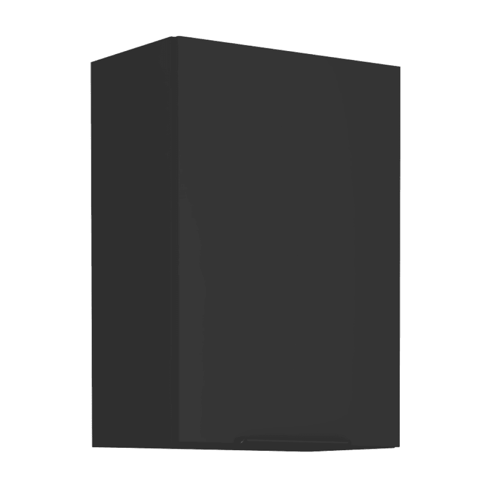 Siber-50-G-72-1F Dulap de sus, negru, SIBER 50 G-72 1F - imagine 1