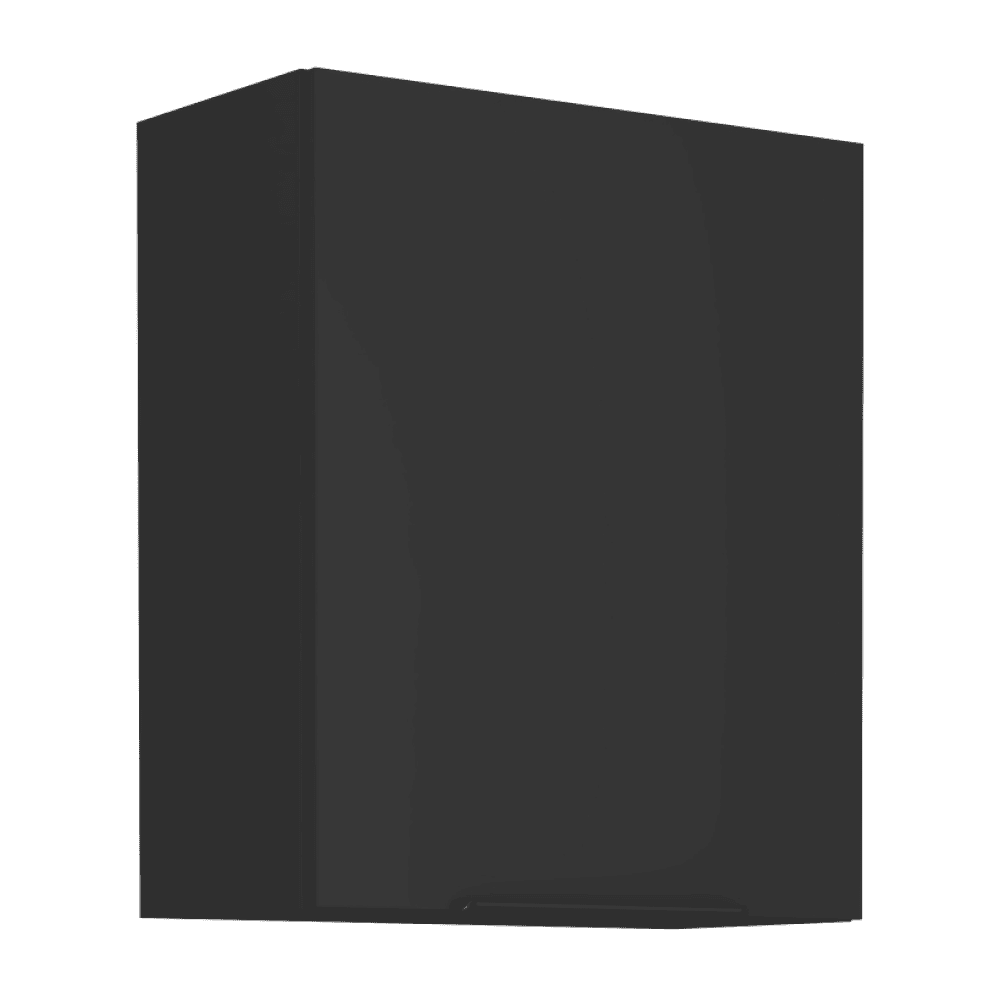 Siber-60-G-72-1F Dulap de sus, negru, SIBER 60 G-72 1F - imagine 1