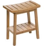 Taburet depozitare 5Five Bambou Natural, bambus, 40x25x46 cm, natur Mob360