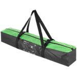Cort camping 2 persoane, cu plasa anti-insecte, impermeabil 1000 mm, 260x120x100 cm, verde Mob360 - imagine 5