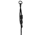 Leagan tip cuib, diametru XXL 110 cm, inaltime reglabila, maxim 150 kg, albastru Mob360 - imagine 8