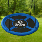 Leagan tip cuib, diametru XXL 110 cm, inaltime reglabila, maxim 150 kg, albastru Mob360 - imagine 2