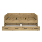 Pat 2S, 90x200, stejar Artisan, AIRON - imagine 3