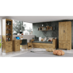 Pat 2S, 90x200, stejar Artisan, AIRON - imagine 5