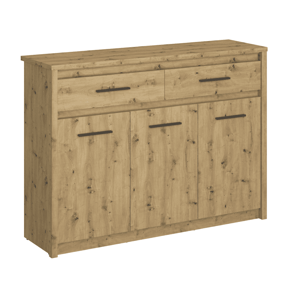 airon-komoda-3d2s-hlavna Comodă 3D2S, stejar Artisan, AIRON - imagine 1