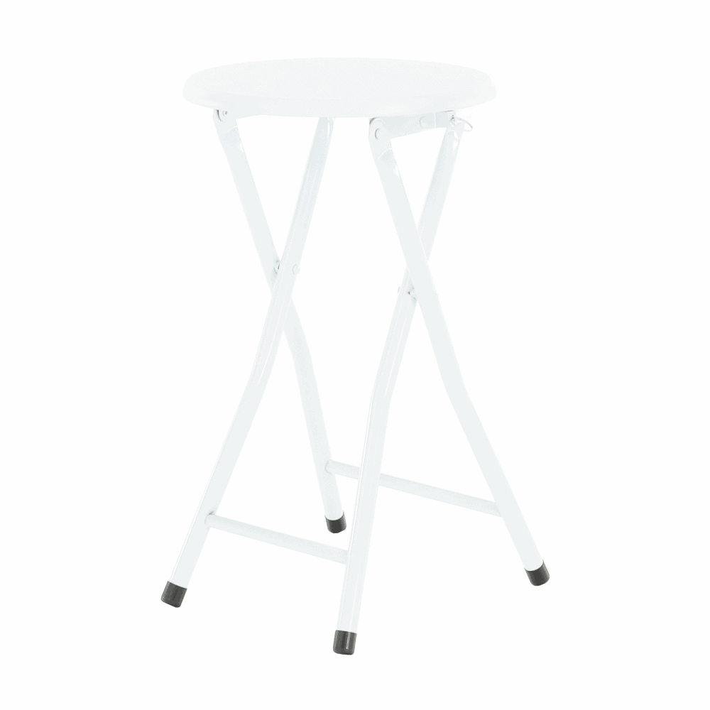 amadeo-biela-stolicka-hlavny Scaun pliabil, alb, AMADEO NEW - imagine 1