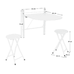 Set de sufragerie 1+2, alb, AMADEO NEW - imagine 2