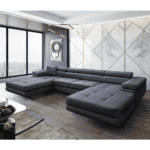 Set universal canapea, culoare gri, AMARETA U - imagine 3