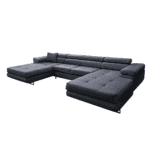 Set universal canapea, culoare gri, AMARETA U - imagine 5