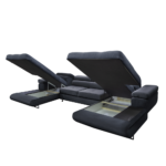 Set universal canapea, culoare gri, AMARETA U - imagine 7