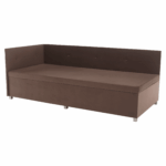 Canapea extensibilă cu spaţiu de depozitare, maro Taupe, AURIA UNI