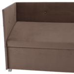 Canapea extensibilă cu spaţiu de depozitare, maro Taupe, AURIA UNI - imagine 9