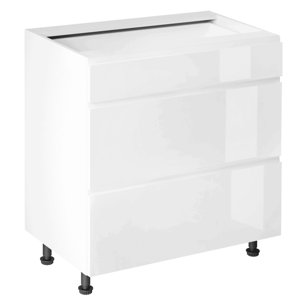 aurora-dodd-biela-d80-dl-s3 Dulap inferior, alb/alb luciu extra ridicat HG, AURORA D80S4 - imagine 1