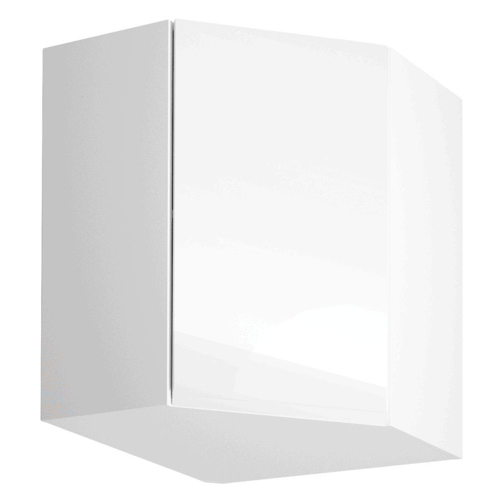 aurora-dodd-biela-g60-n Dulap superior, alb / alb extra lucios, AURORA G60N - imagine 1