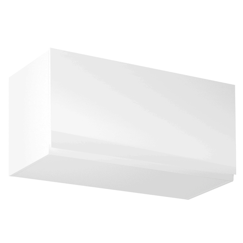 aurora-dodd-biela-g80k Dulap superior, alb/alb extra lucios, AURORA G80K - imagine 1