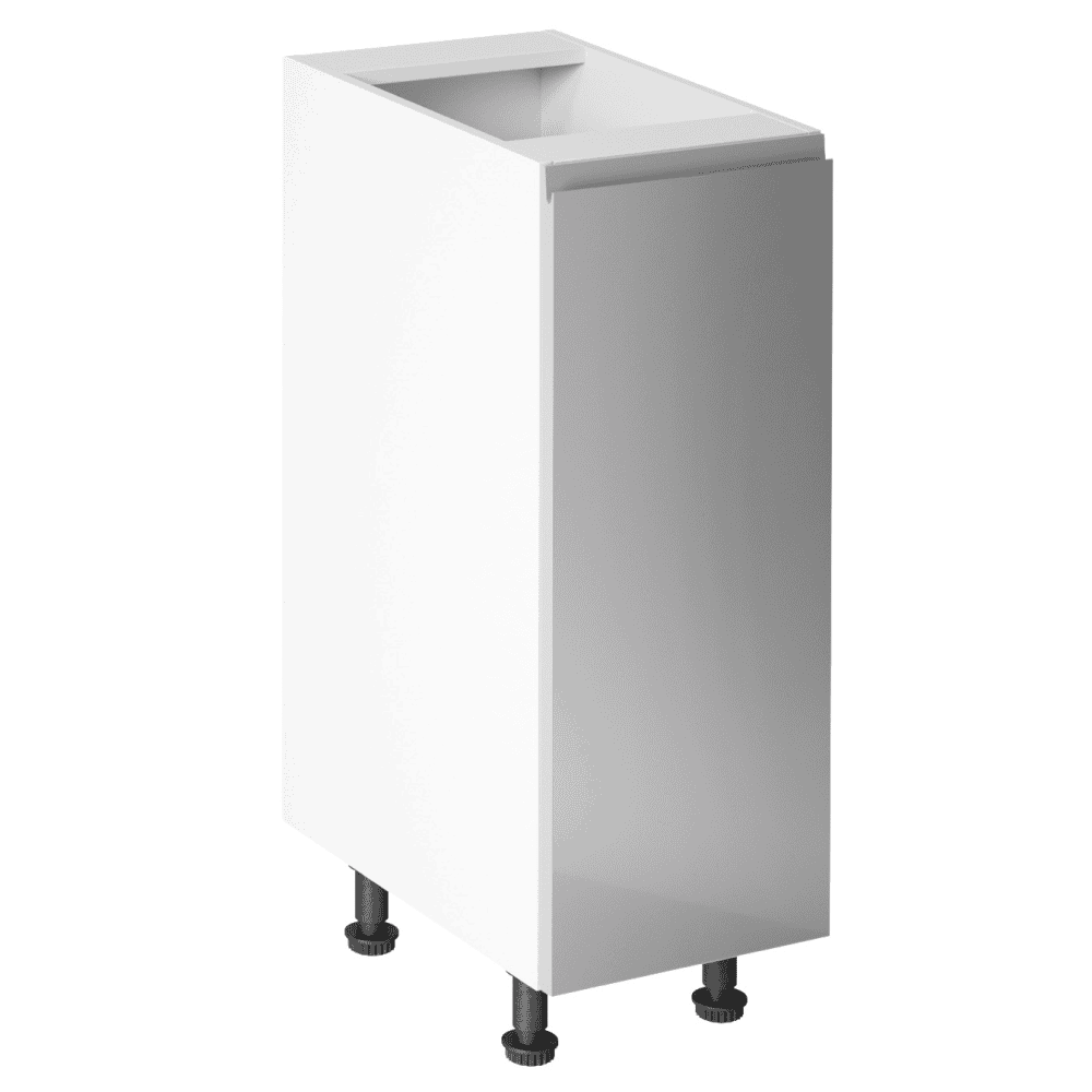 aurora-dodd-siva-d30-prava Dulap inferior, alb/gri extra lucios, dreapta, AURORA D30 - imagine 1