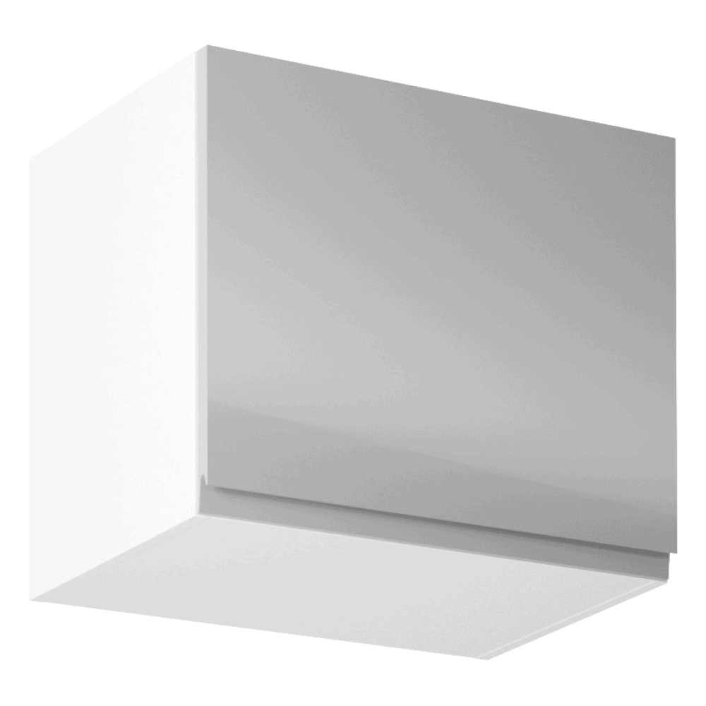 aurora-dodd-siva-g50-k Dulap superior, alb/gri extra lucios, AURORA G50K - imagine 1