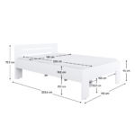 Pat, 140x200, alb, BASIS - imagine 3