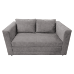 Canapea extensibilă, gri, BEJA - imagine 5