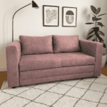 Canapea extensibilă, roz, BEJA - imagine 3