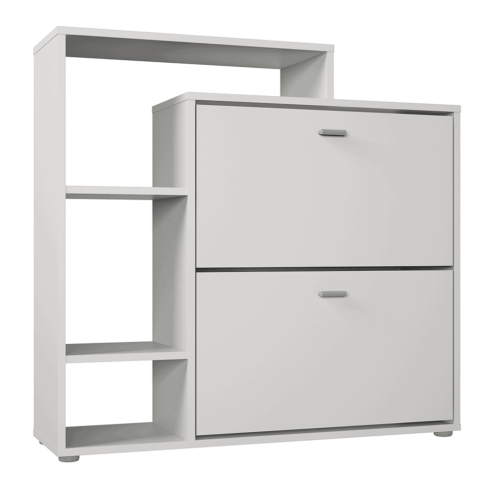 biely-botnik-izabela-hlavna Pantofar înclinabil, alb, IZABELA - imagine 1