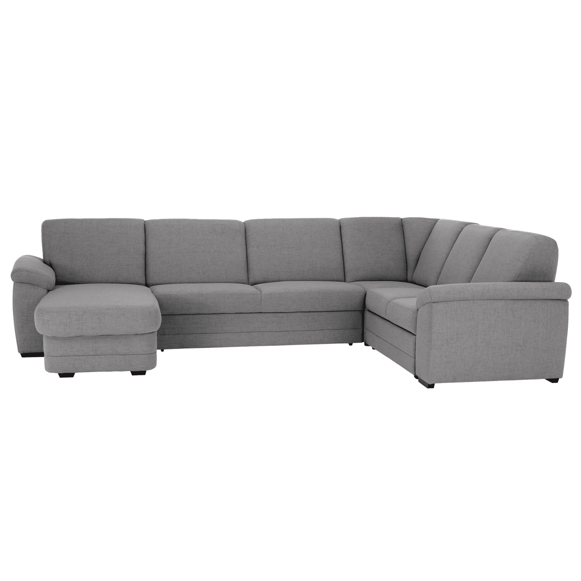 biter-01 Colţar în formă de U, material textil gri, model stânga, BITER U - imagine 1