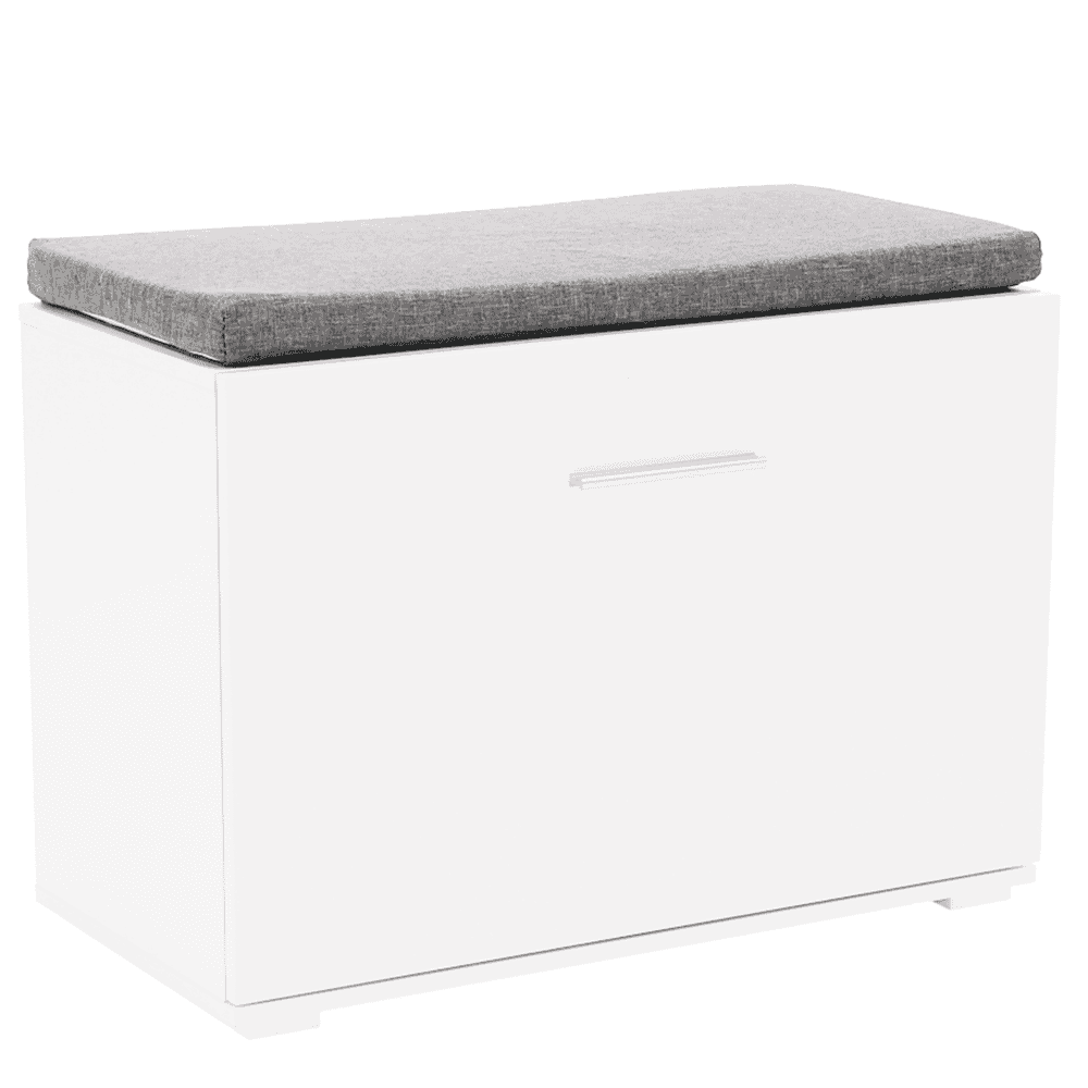 boksa-lavica-s-botnikom-siva-biela-hlavna Bancă cu pantofar, alb/gri, BOKSA - imagine 1