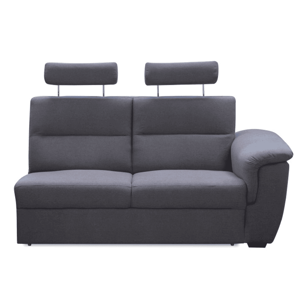 celocalunena-sedacka-siva-born-02 Partea cu cotiere, material gri, la comandă, dreapta, BORN 3 1B ZZ - imagine 1