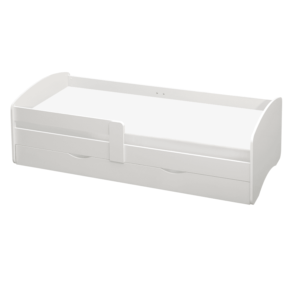 cocolino-postel-biela-0 Pat cu lamele si spaţiu de depozitare 90x200, alb, COCOLINO - imagine 1