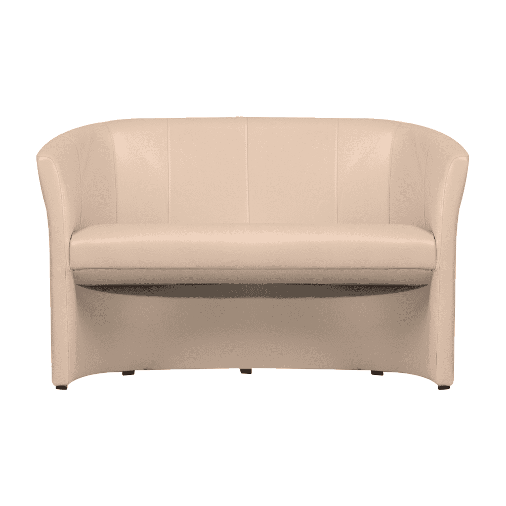 cuba-dvojkreslo-bezova-oprava-hlavna Fotoliu de club dublu, piele ecologică bej, CUBA - imagine 1