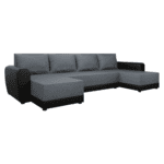 Canapea universală, gri/negru, DAKAR NEW U